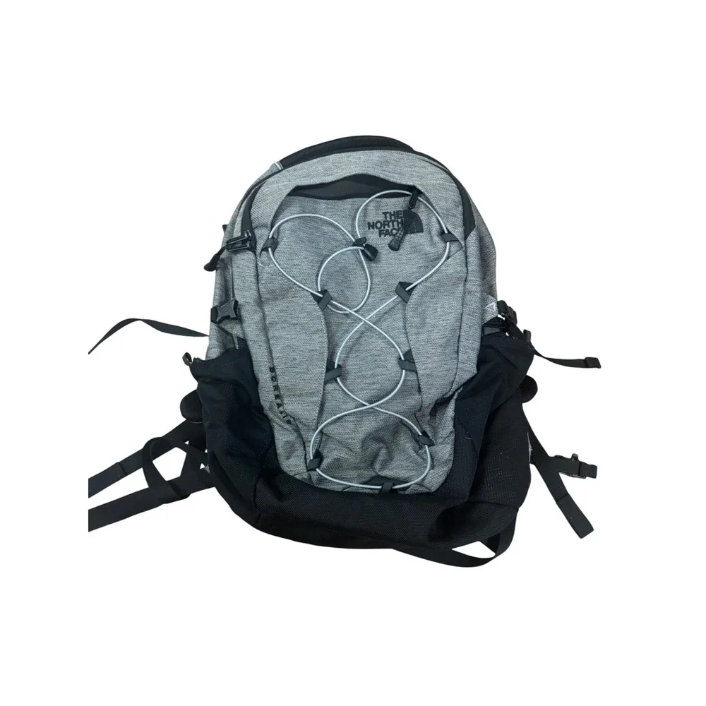 The North Face Borealis Backpack‎ Gray Black Outdoor Hiking School Travel